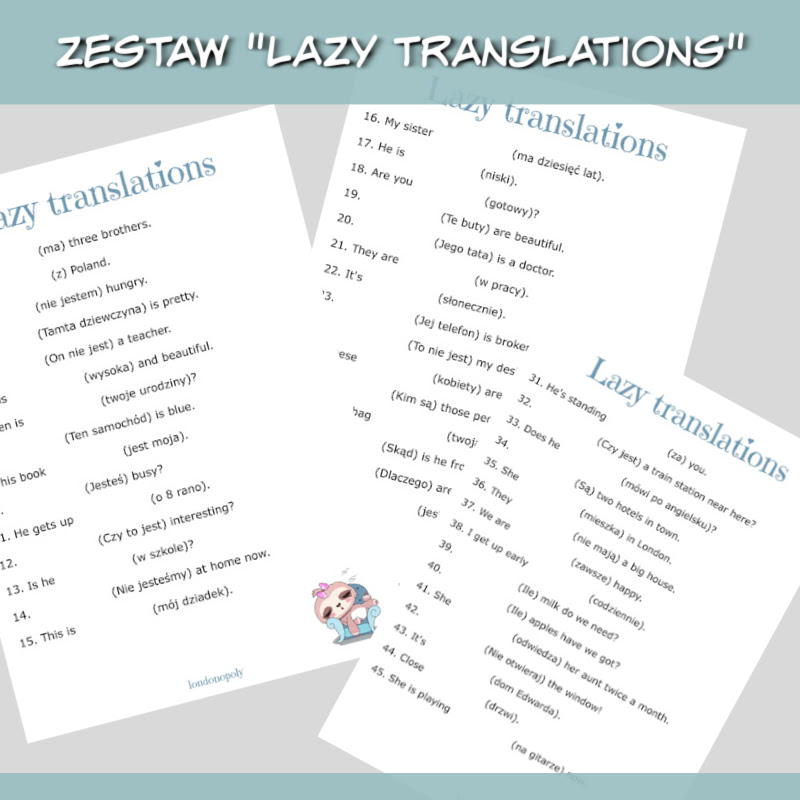 lazy translation baner 1