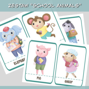 Zestaw School Animals