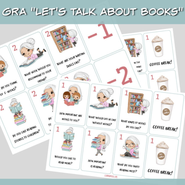 Gra Let's talk about books