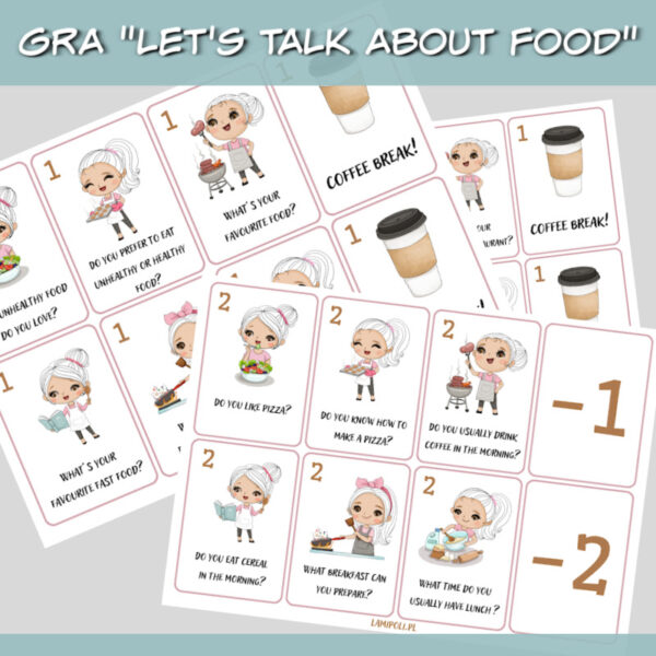 Gra Let's talk about food
