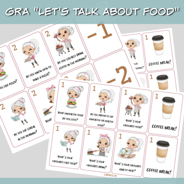 Gra Let's talk about food