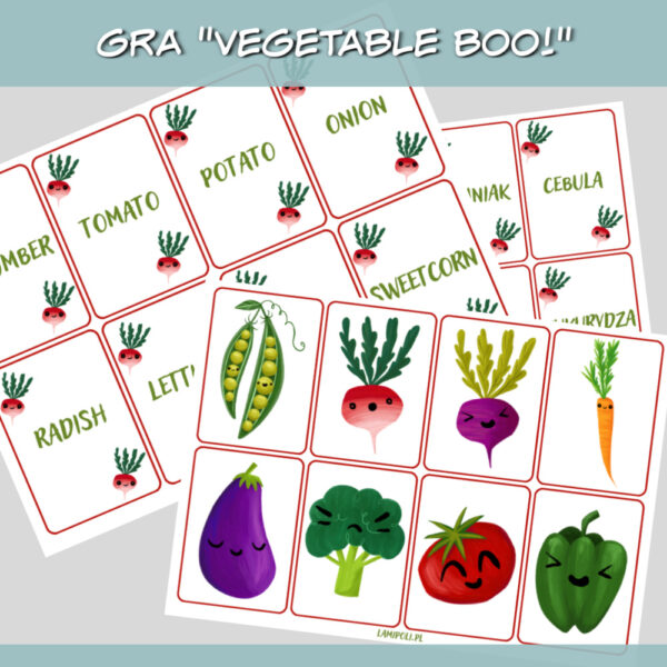Gra Vegetable BOO! gra do druku