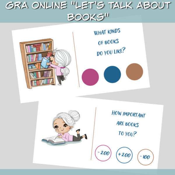 Gra online Let’s talk about books