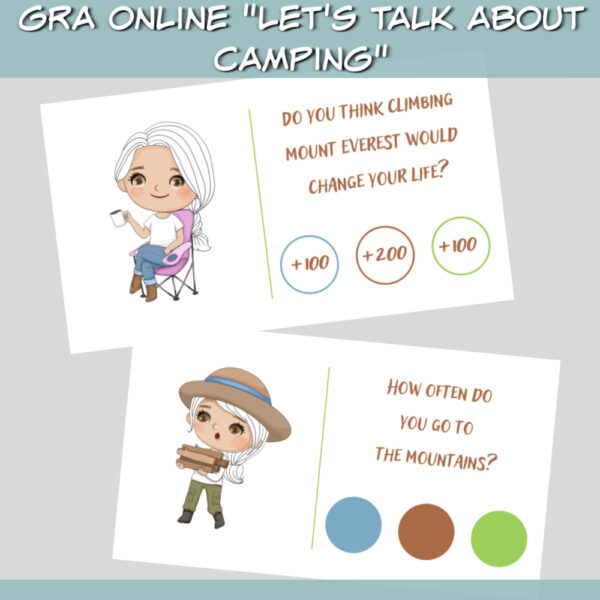 Gra online Let’s talk about camping