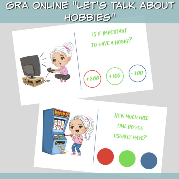 Gra online Let’s talk about hobbies