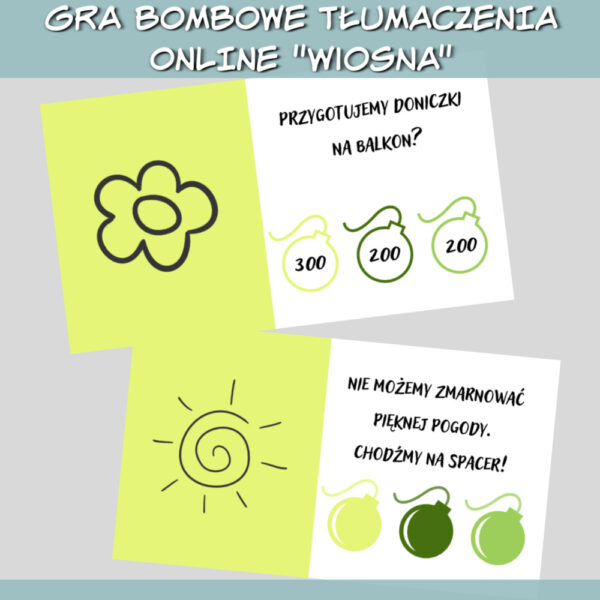 Bombowe tłumaczenia Wiosna gra online