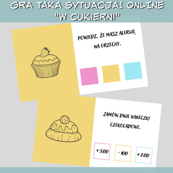 Taka sytuacja! W cukierni Gra online