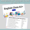 Zestaw English Class A1+ Unit 1 do druku, online - Lamipoli