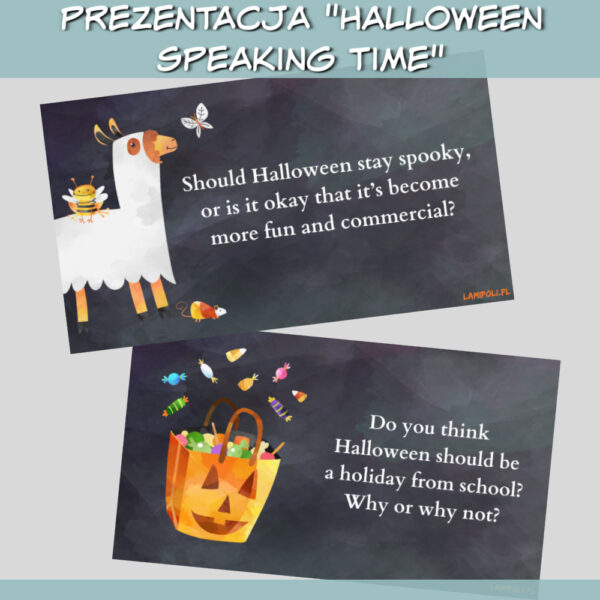 Prezentacja Halloween Speaking Time