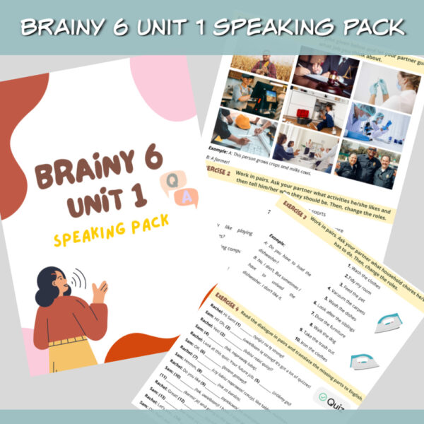 Brainy 6 Unit 1 Speaking Pack do druku - Lamipoli