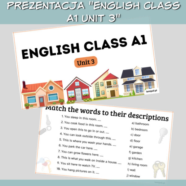 Zestaw English Class A1 Unit 3