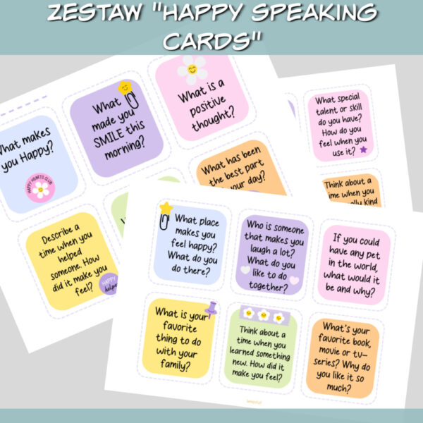 Zestaw Happy Speaking Cards