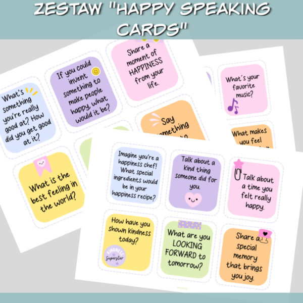 Zestaw Happy Speaking Cards